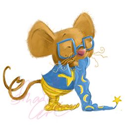 Illustration digital, Maus, Figur, Kinderbuch
