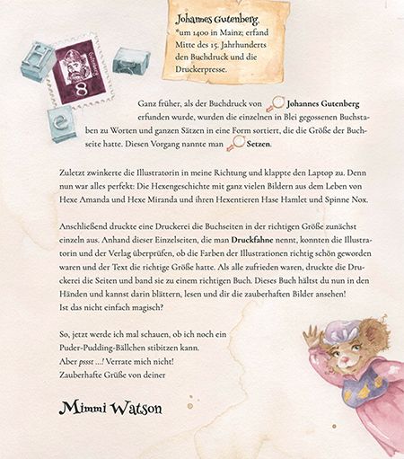 Hexenbuch, Der Tag an dem die Hexe hickste, Anhang, Maus, Entstehung Kinderbuch, watercolor, Aquarell, Illustration