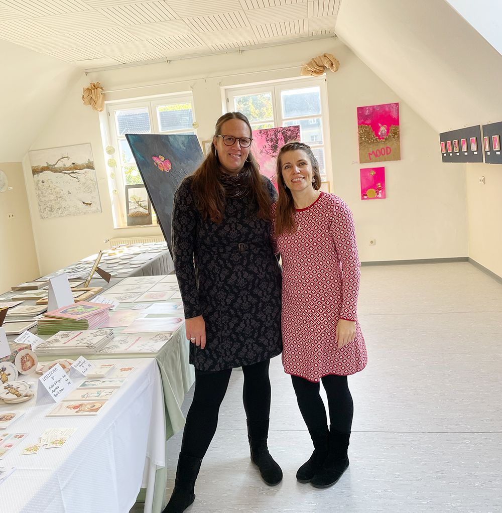 Kulturpfad Kalkar 2025, Kunstausstellung von Stephanie Marzian und Marion Albers
