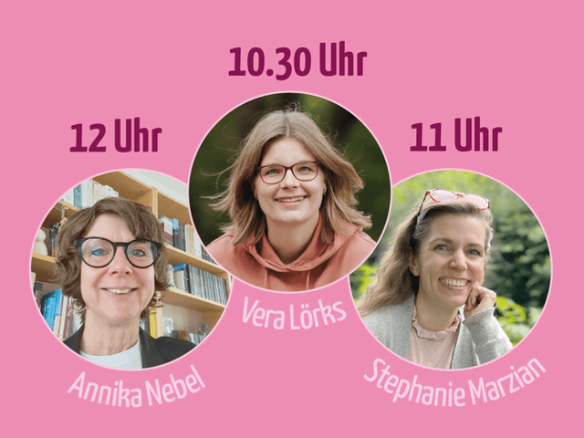 Autorinnen aus Kalkar: Annika Nebel, Vera Lörks, Stephanie Marzian